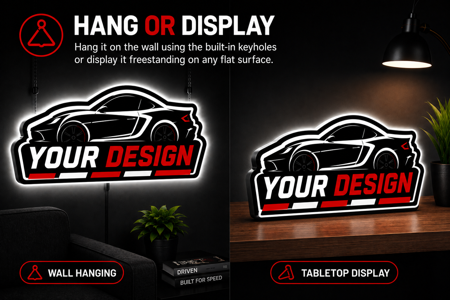 Custom LED Lightbox (2-4 Color)
